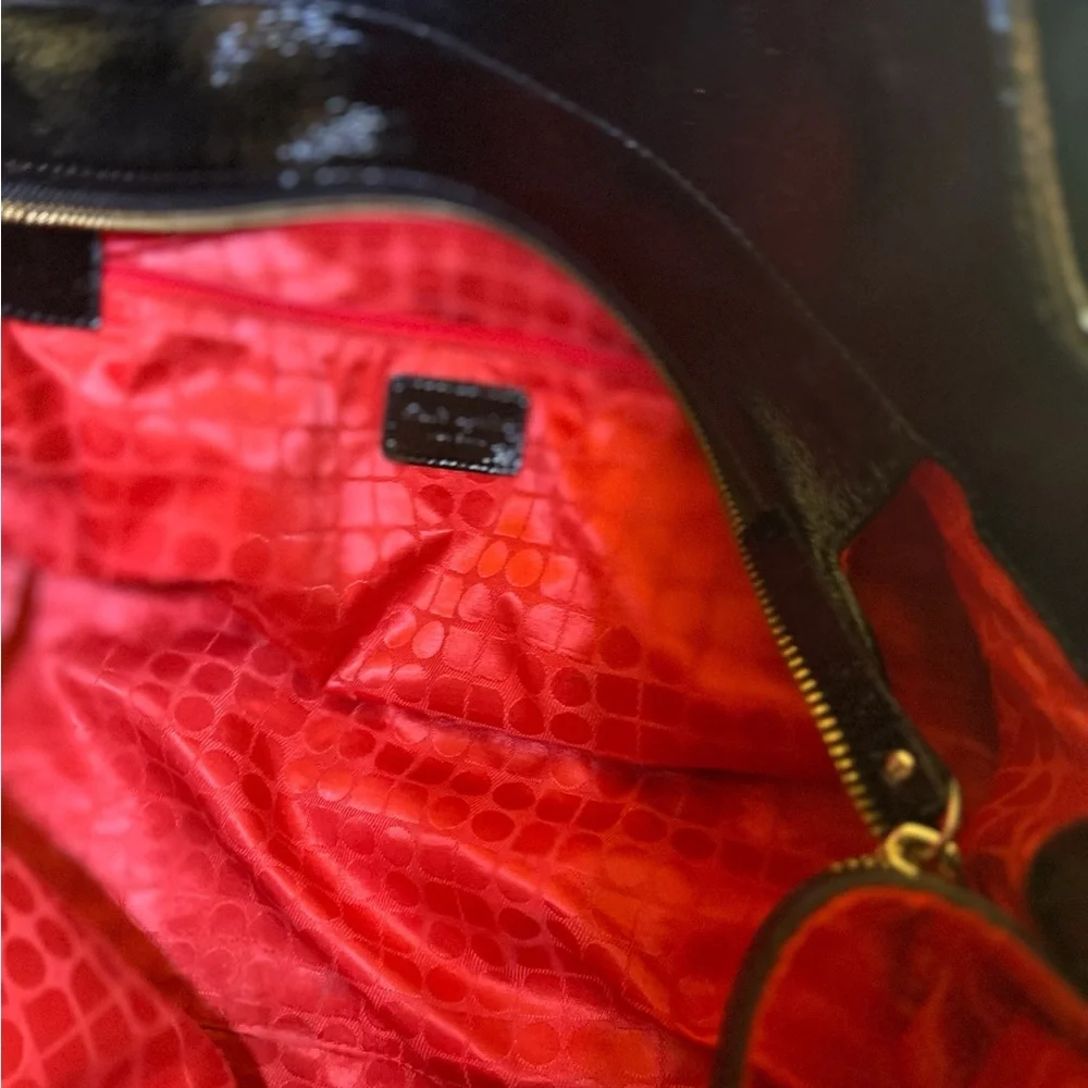 Kate Spade Berkshire Road Stevie Bag in Black Patent Leather. Gently ♥️’d